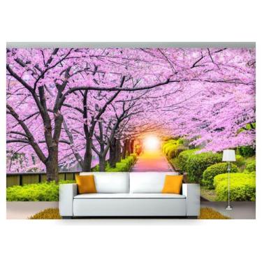 Imagem de Papel De Parede Estrada Caminho Floresta 3D 7,50m² Nes113 - Você Decor