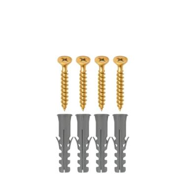 Imagem de Kit 2 Barras Alças de Apoio com Corrimão para Segurança no Banheiro e Apoio de Mão- Suporte Segurança Retrátil Ajustável - Alumínio Fosco Preto - Ideal para Idosos(Preto,Kit 4 Parafuso + Bucha)