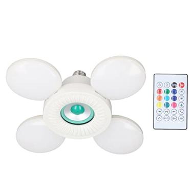 Imagem de Hyuduo Lâmpada LED RGB Com Controle Remoto do Alto -falante 10 Temperatura de Cor Projeto Dobrável de ângulo Ajustável para Festas Decoração de Quarto de Aniversários