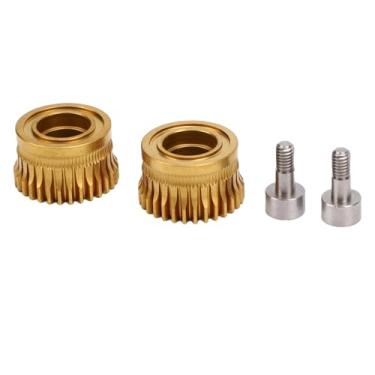 Imagem de Hyuduo Extrusora de Aço Endurecido Extrusora de Equipamento Revestido Com DLC NI Kit de Engrenagem de Extrusão Banhada para K1 K1C K1 Máximo V3 Plus Com Rolamento Duplo 55 HRC