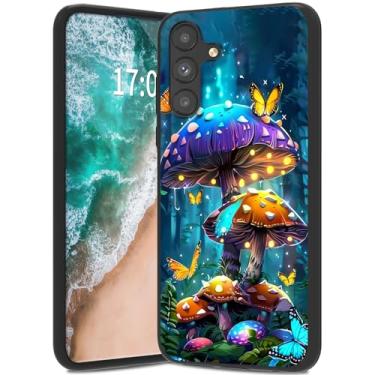 Imagem de WZCJDHMJ Capa para Samsung Galaxy S25 FE, capa traseira fina de silicone flexível macio resistente a arranhões antiderrapante com absorção de choque 17.0 cm 2025 cogumelo brilhante