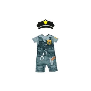 Imagem de Fantasia Roupa Infantil Policial Com Boina - Fashion Style Infinity, C