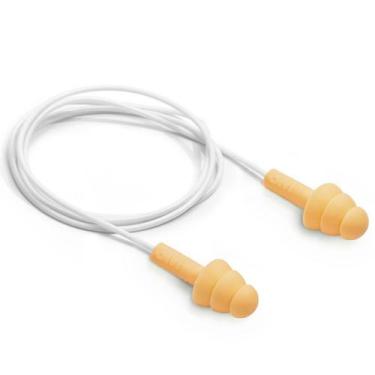 Imagem de Protetor Auricular Silicone Pomp-Plus Cordão Sintético 3M - 3M SEGURAN