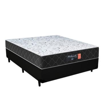 Imagem de Cama Box Casal + Colchão Semi Ortopédico Extra Firme Espuma D33 Prime Colchões 138x188x...