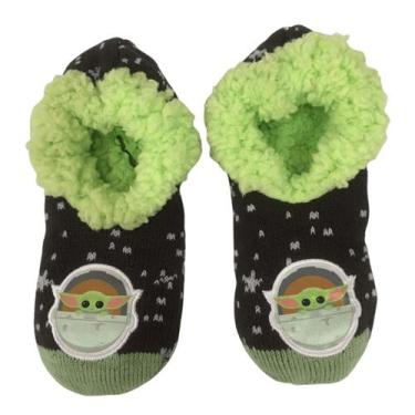 Imagem de Meia Baby Yoda Pantufofa - Zona Criativa