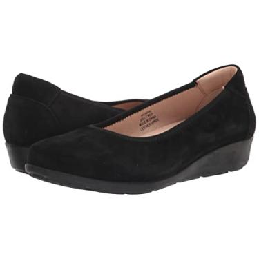 Imagem de Propét Sapatilha feminina Yara Ballet, Camurça preta, 39