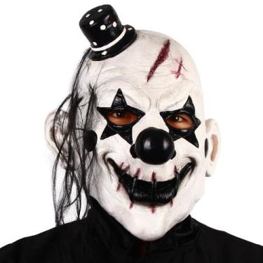Imagem de Máscara Látex Palhaço Terror Assustador Halloween Festa Carnaval - Mhr