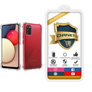 Imagem de Capa Protetora Para Samsung Novo Galaxy A02s A025F com Tela de 6.5" Polegadas Capinha Case Transparente Air Anti Impacto Prote��o De Silicone Flex�vel - Danet