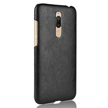 Imagem de Capa para MEIZU M6T, capa de celular com proteção robusta 360° protege seu telefone capa de couro granulado para MEIZU M6T