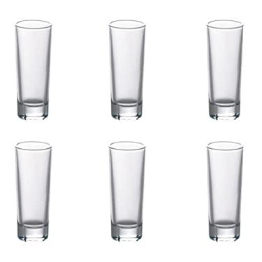 Imagem de Haüskraft Kit 6 Copos Shot Vidro Dose 65ml Cachaça Tequila Vodka, CPDS-012