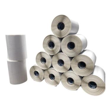 Imagem de Etiqueta Adesiva 34X23 - 3 Colunas  12 Rolos Couchê  44.280 Etiquetas 