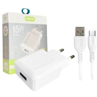 Imagem de Carregador V8 1USB QC 15W T503UV Kimaster Micro USB