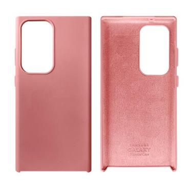 Imagem de Capinha Compatível com Galaxy S23 Ultra Silicone Aveludado - Geral, Ro