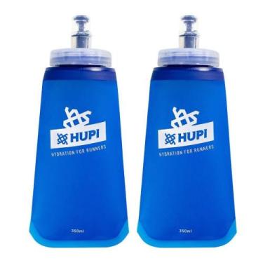 Imagem de Kit 2 Garrafas Dobrável Soft Flask HUPI 350Ml, 350ML, AZUL