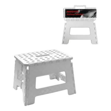 Imagem de Banqueta Dobrável Banco De Cozinha Portátil Camping 150kls - NAP