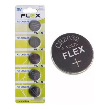 Imagem de Kit 5 Bateria Cr2032 Para Balança Digital E Placa Mãe Flex