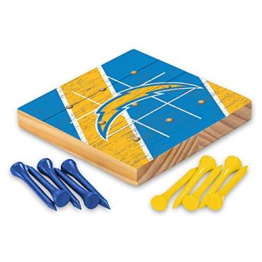 Imagem de Rico Industries Jogo NFL Los Angeles Chargers Peg Tic Tac Toe 11 x 11,4 cm