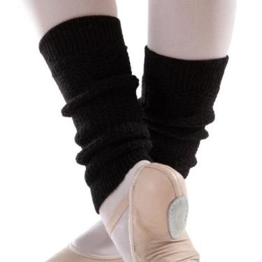 Imagem de Polaina Para Dança Tricot Polaina Ballet - Ninna Ballet, Preto, Adulto