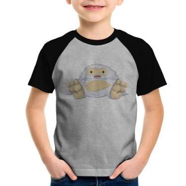 Imagem de Camiseta Raglan Infantil Yeti O Abominável Homem das Neves  - Foca na 