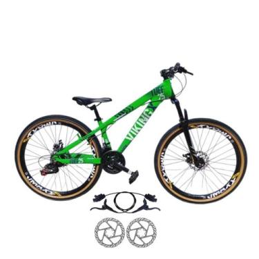 Imagem de Bicicleta Aro 26 Vikingx Tuff 25 Aluminio 21 Velocidades Freio Hidraul