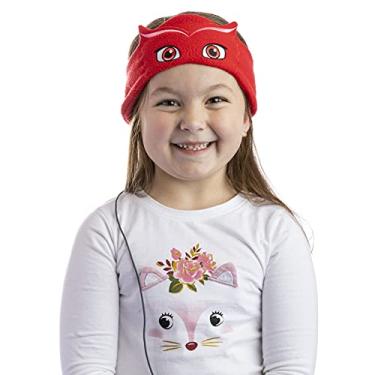 Imagem de CozyPhones PJ Masks Owlette Fones de ouvido infantis sobre a orelha – Volume limitado com alto-falantes finos e faixa de cabeça de lã macia