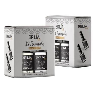 Imagem de Brilia Nail Esmalte Em Gel Kit Francesinha