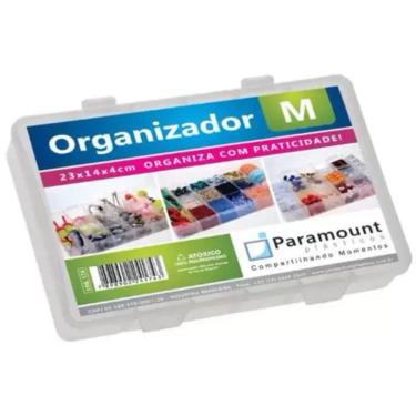Imagem de Caixa Organizadora Box Tamanho M 15 Divisorias - Ref 174