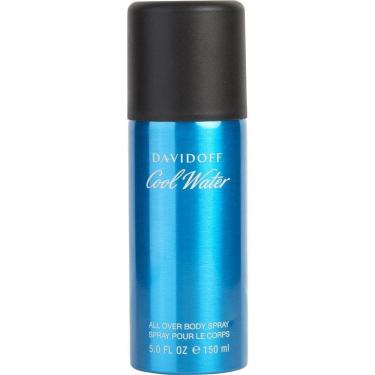 Imagem de Água De Cheiro Masculina Davidoff Cool Water All Over Spray Corporal 150 Ml