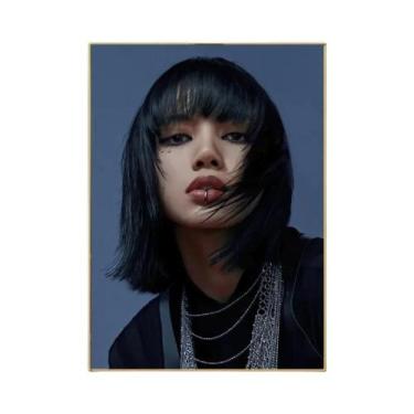 Imagem de Lisa Blackpink Kpop Adesivo De Parede Decoração Vintage Para Sala De E