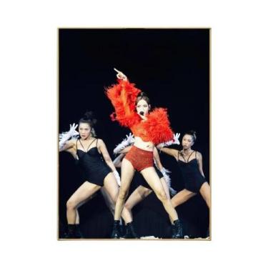 Imagem de Lisa Blackpink Kpop Adesivo De Parede Decoração Vintage Para Sala De E