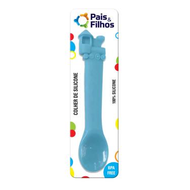 Imagem de Colher Diversão Azul 2574 Play&Fun Colher Diversão Azul 2574 P&F