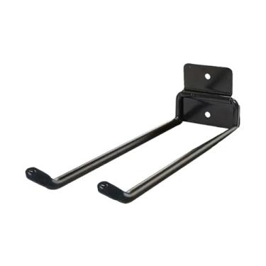 Imagem de WeiLaiKeQi Suporte de vassoura para garagem, fácil instalação, gancho de armazenamento de utilidades, suporte para ferramentas elétricas, cordas, escada, Preto