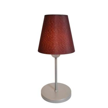 Imagem de Abajur Cabeceira Para Quarto Cone Vivare Md-2005 Cúpula em Tecido Cone - Bivolt