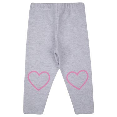 Imagem de Legging Bebê Coração, 0 a 3 Meses, Gaga Baby