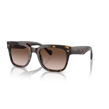 Imagem de Óculos de Sol Vogue Eyewear 0VO5490S W65613 Tam 54 / Havana Marrom - Lentes Marrom