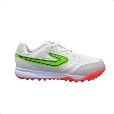 Imagem de Chuteira Topper Maestro Club V Scty Branco/Verde/Coral,40