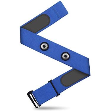 Imagem de CooSpo Pulseira de substituição macia para monitor de frequência cardíaca, compatível com Wahoo Tickr/Polar H7/Garmin HRM-Dual/Moofit/XOSS/Power Labs/COOSPO