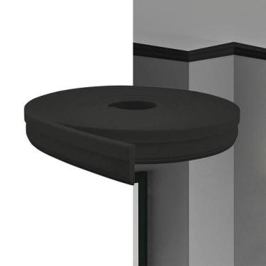 Imagem de Rodateto Eva Autocolante 5cm Rt34 Preto 5 Metros Meurodapé - OUTRAS MA