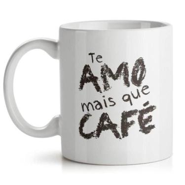 Imagem de Caneca Te Amo Mais Que Café - YAAY