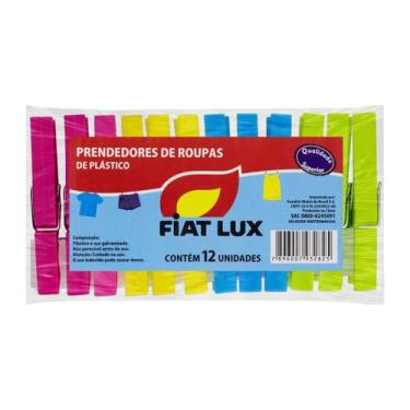 Imagem de Pregador Prendedor de Roupa Plastico Gigante Com 12 Unidades Para Vara