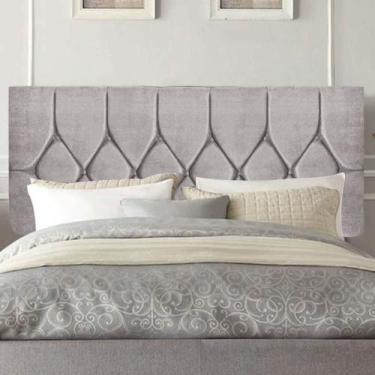 Imagem de Painel Estofada Istambul Botão Capitonê 195cm King Size Para Cama Box 