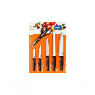 Imagem de Conjunto De Facas 6 Peças - Cross Brinox Preto Brinox