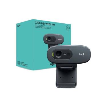 Imagem de WebCam Logitech C270 HD com 3 MP para Chamadas e Gravações em Vídeo Widescreen 720p
