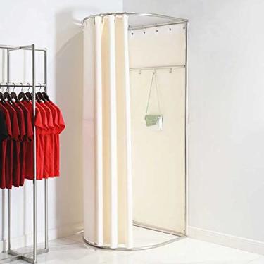 Imagem de Vestiário, provador de loja de roupas móveis, sala de adaptação de shopping de escritório, melhor proteção de privacidade móvel, fácil de montar e desmontar barraca de privacidade, para escritório ao