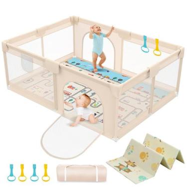 Imagem de Cercadinho de bebê extra grande Playard Abdtech 180x150 cm