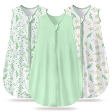 Imagem de Saco de dormir para bebês TURMEWU de algodão orgânico 12-18 meses