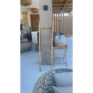 Imagem de Escada em Bambu Desmontável 5 Degraus para Decoração - Bambu Home 