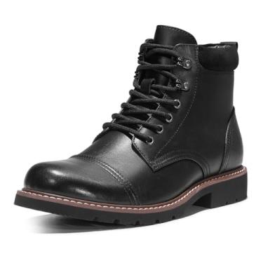 Imagem de TruVeld Botas masculinas casuais até o tornozelo botas casuais com zíper para homens botas para hombre, Preto, 45