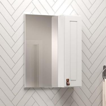 Imagem de Armário Espelheira para Banheiro 45cm 1 Porta Denver Yescasa