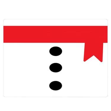 Imagem de Boneco de neve, boneco de neve, cachecol, decoração de Natal, estampa de flocos de neve, cozinha, vidro, tábua de corte decorativa, Natal, Feliz Natal (boneco de neve 2)